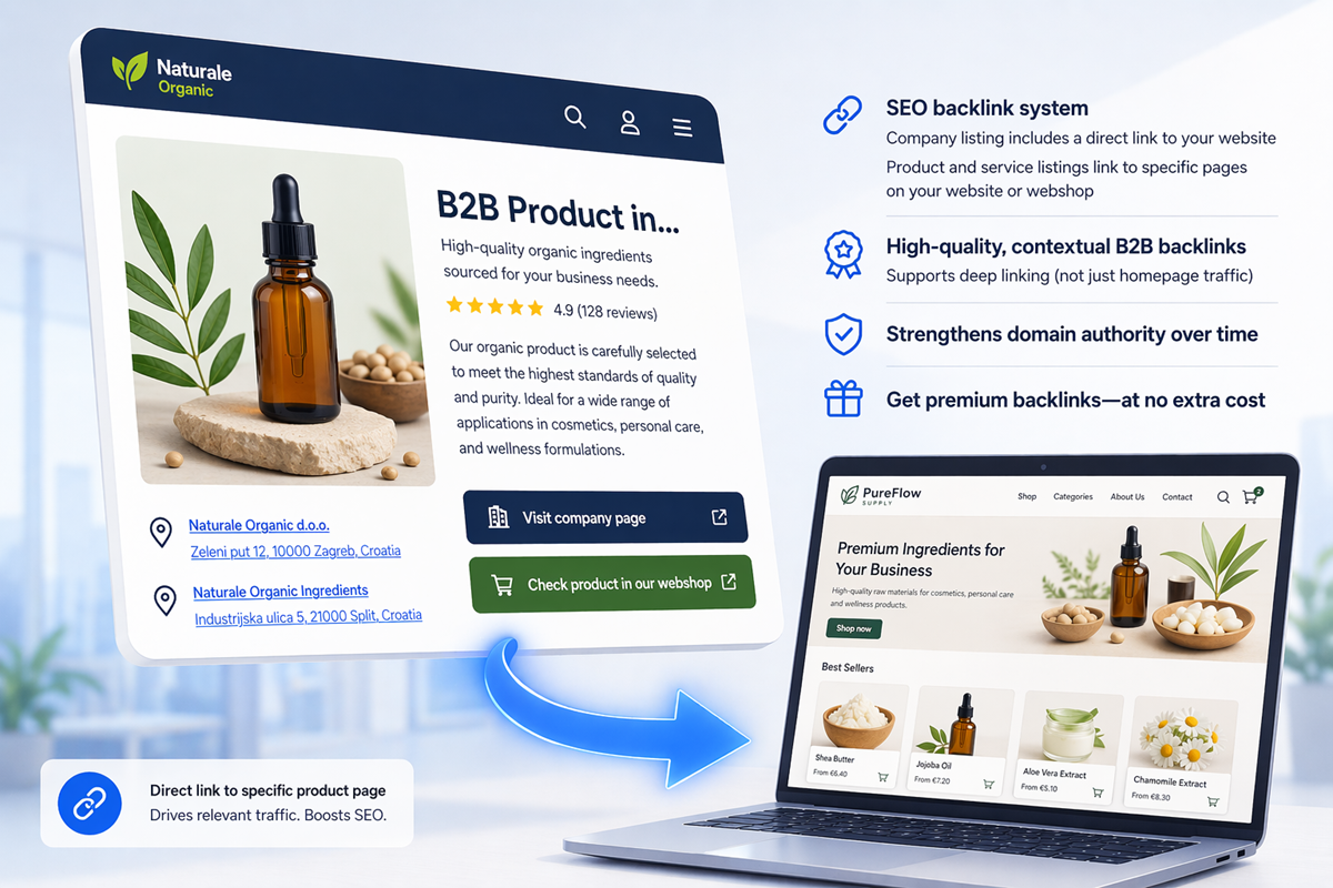 SEO backlinks illustration